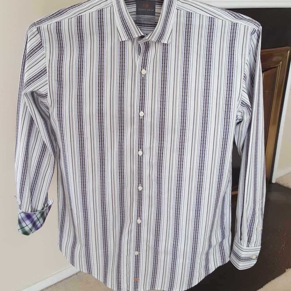 Thomas Dean Long Sleeve Shirt XL